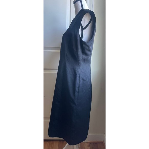 Studio I Charcoal Pinstripe Dress - Picture 4 of 8